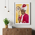 Bishop Sigqibo Dwane Acrylic Portrait on Canvas (Print)